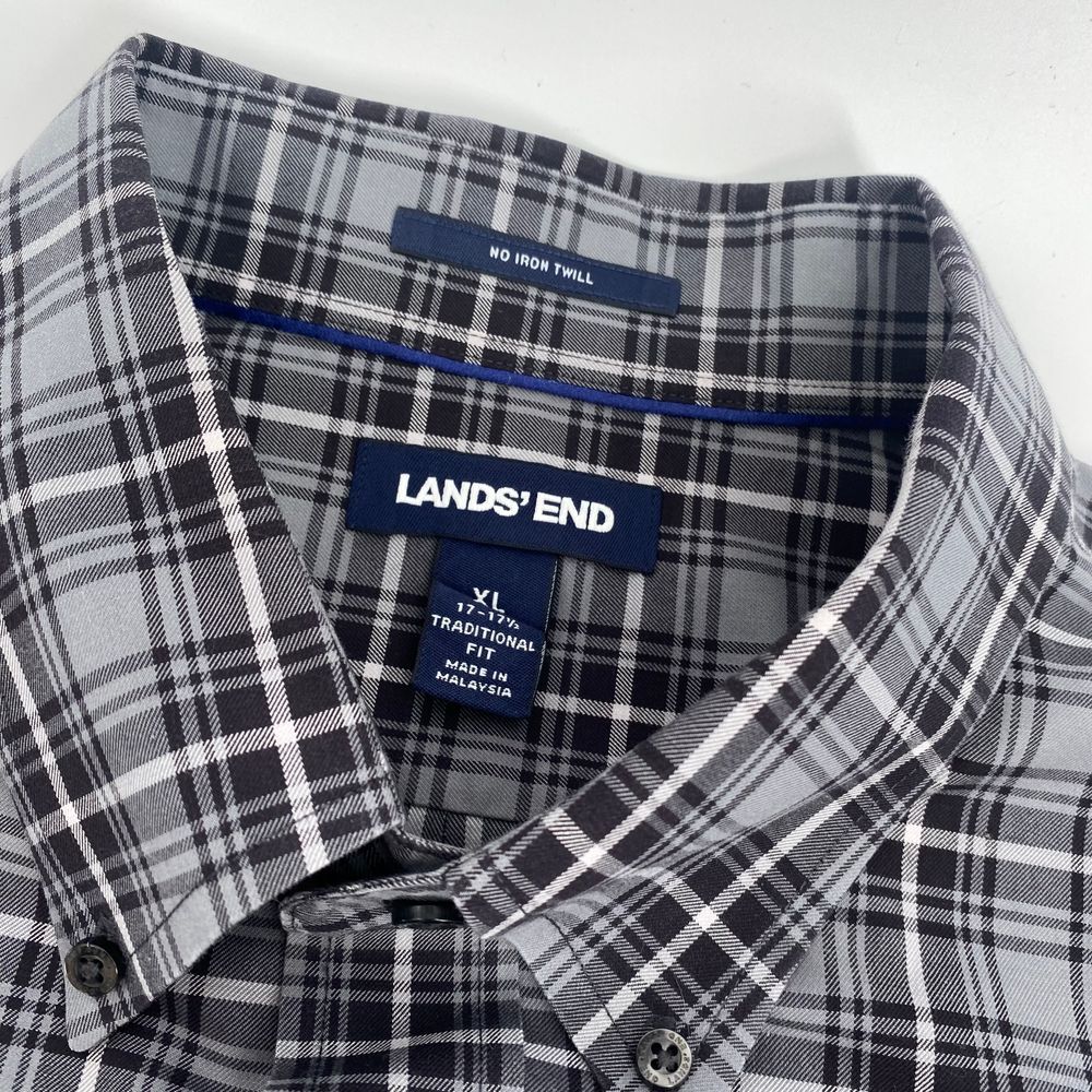 Lands' End XLarge Long Sleeve Button Down Traditional Fit  - Bundle of 3‎ - Picture 14 of 16